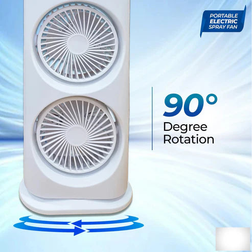 PortableDouble Ended Mist Fan With Water Spray