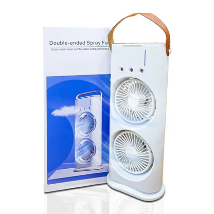 PortableDouble Ended Mist Fan With Water Spray